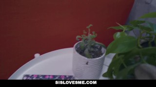 ????????????SisLovesMe – Hot stepsister Evelin Stone Teases Her stepbro For Cock