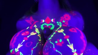 HENTAI TITFUCK CHALLENGE! Mind-blowing NEON COSMOTITS | LilyKoti